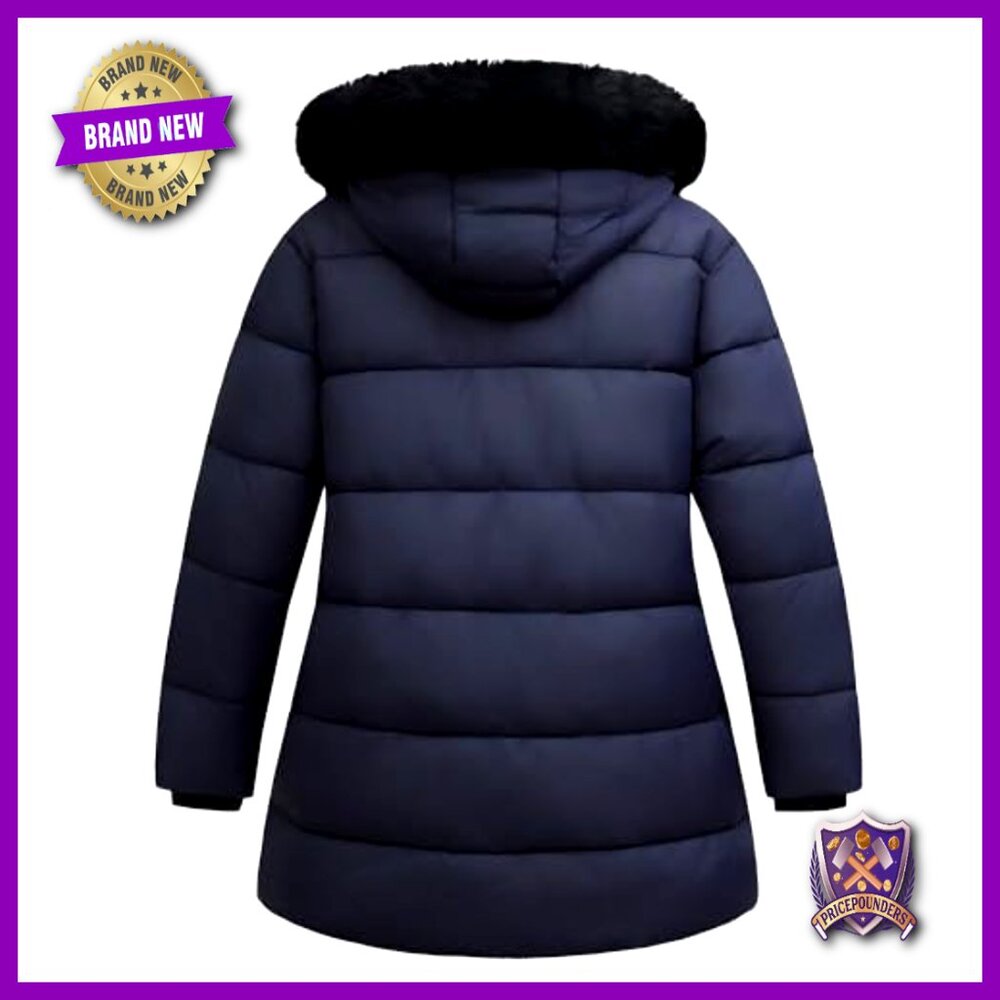 Plus Size Waterproof Down Coat With Detachable Ho… - image 2